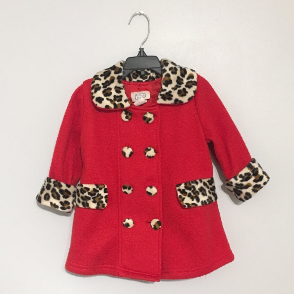 Kids Animal print Pea Coat